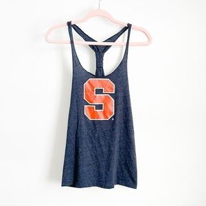 Syracuse Orange Blue Racerback Tee Tank Medium